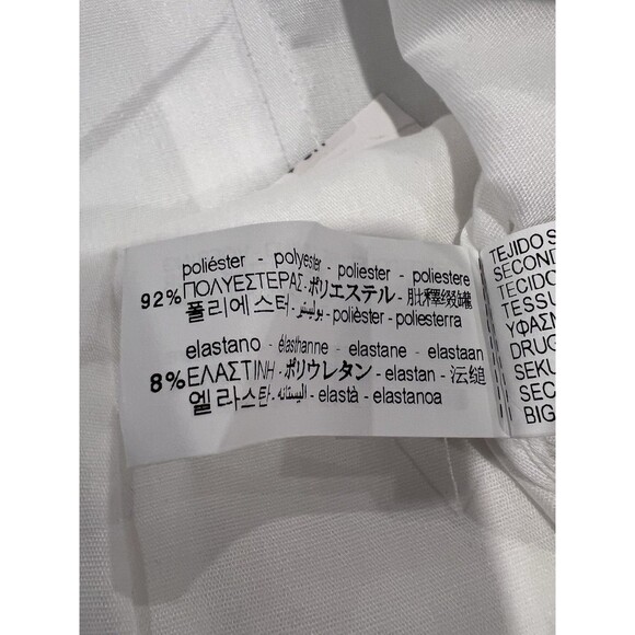 Zara strapless bow top in black and white in women size large 9003/420 - Picture 15 of 16